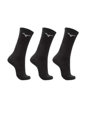 Meia Feminina Mizuno Training Preto Preto