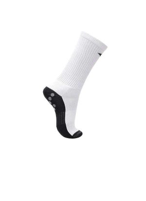 Meia Masculina Mizuno Grip Training Antiderrapante Branco Branco