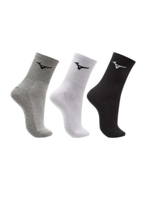 Meia Masculina Mizuno Training Kit 3 pares Multicolor Multicores