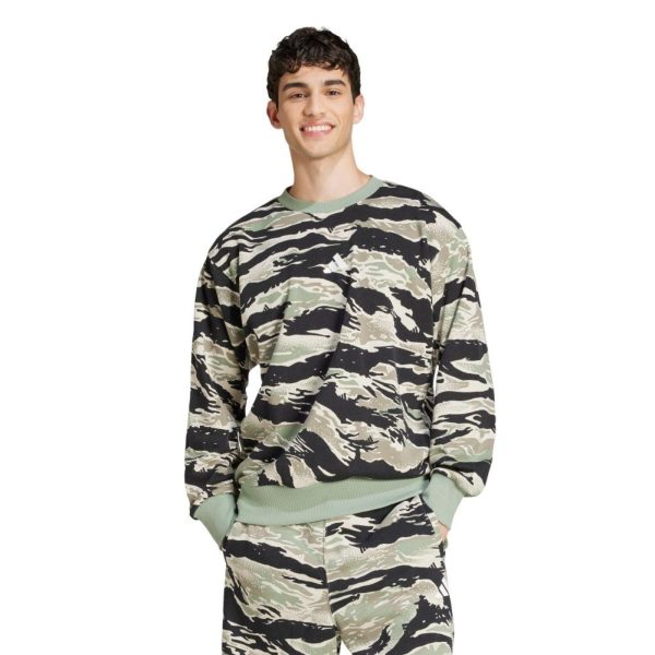 Moletom Seasonal Essentials Camo adidas Sportswear Multicolorido
