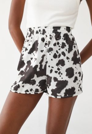Short adidas Originals Reto Cow Print Off-White