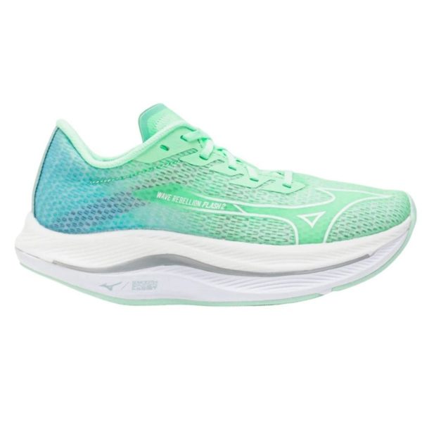 Tênis Mizuno Wave Rebellion Flash 2 Feminino - Verde - mizuno