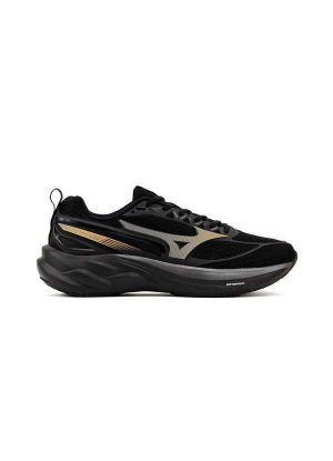 Tênis de Corrida Mizuno Space 5 Preto/Preto Preto