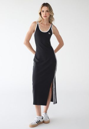 Vestido adidas Originals Ajustada Tank Preto