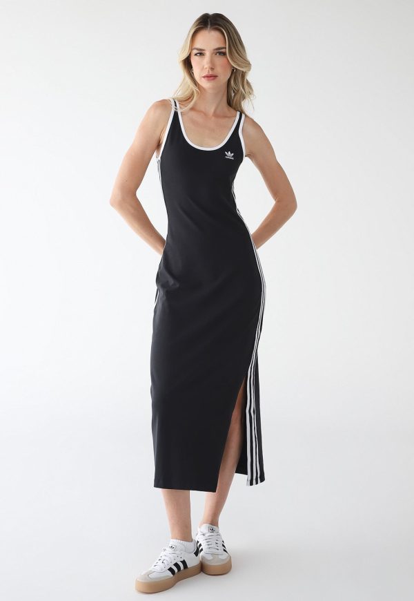 Vestido adidas Originals Ajustada Tank Preto