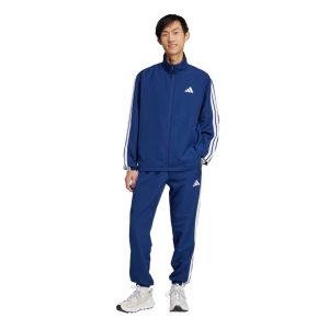 Agasalho Malha Sportswear Basic Três Listras adidas Sportswear Azul