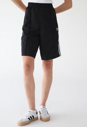 Bermuda adidas Originals Reta Long Trefoil Preta