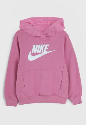 Blusa de Moletom Nike Com Capuz Rosa