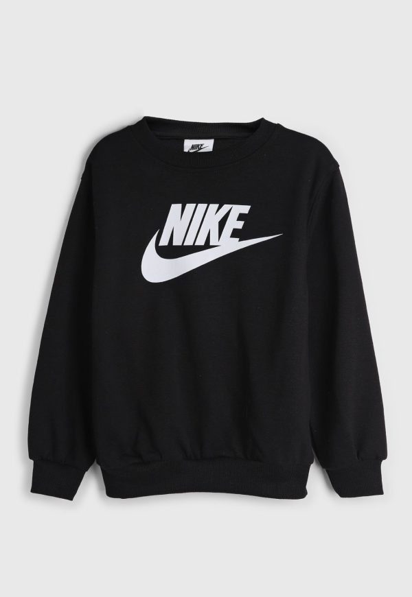 Blusa de Moletom Nike Logo Preta