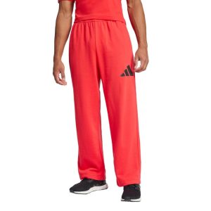Calça Essentials Wide Leg 3 Listras adidas Sportswear Vermelho