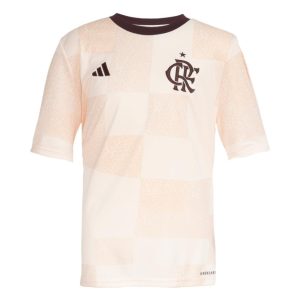 Camisa Pre Jogo Flamengo 24/25 adidas Performance Bege