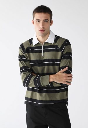 Camisa adidas Originals Reta Rugby Shmoofoil Verde