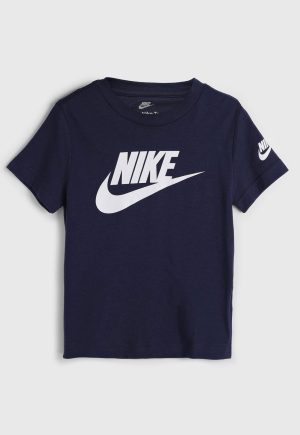 Camiseta Nike Logo Azul-Marinho