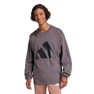 Camiseta Single Jersey Manga Longa Essentials Big Logo adidas Sportswear Multicolorido