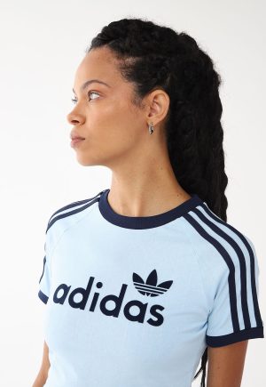 Camiseta adidas Originals Ajustada Graphic Cali Azul