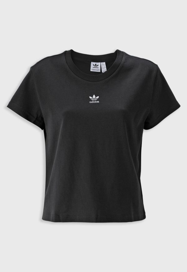 Camiseta adidas Originals Slim Trefoil Preta