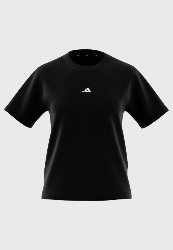 Camiseta adidas Sportswear Slim Essentials Small Preta