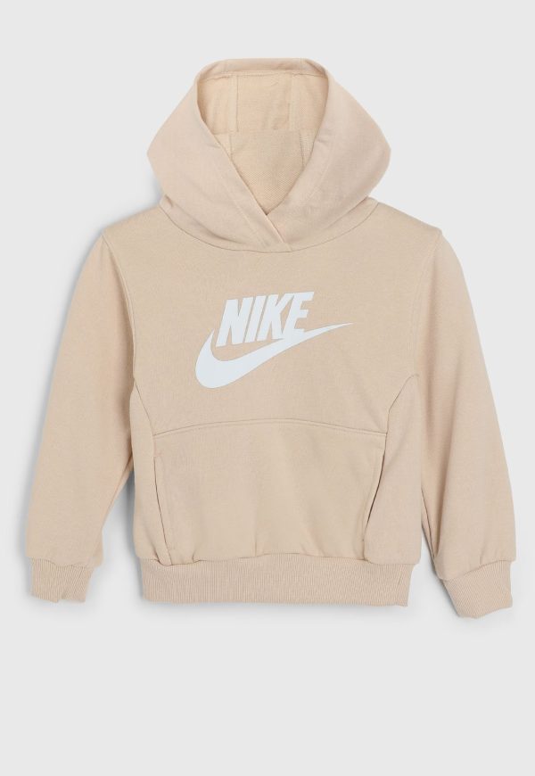 Infantil - Blusa de Moletom Nike Com Capuz Bege