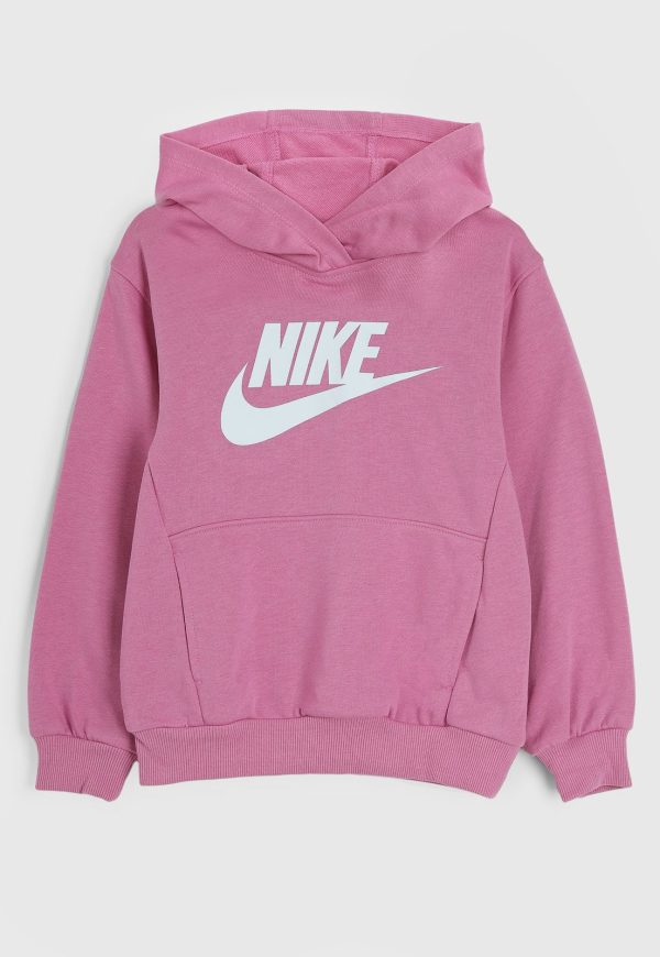 Infantil - Blusa de Moletom Nike Com Capuz Rosa