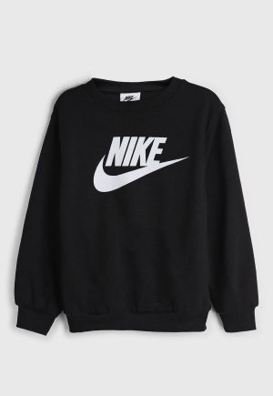 Infantil - Blusa de Moletom Nike Logo Preta