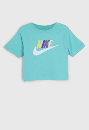 Infantil - Camiseta Nike Logo Azul