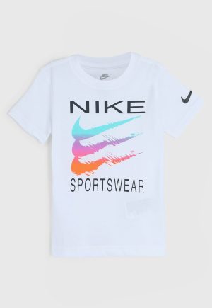 Infantil - Camiseta Nike Logo Branca