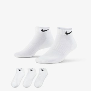 Meia Nike Everyday Cushion Cano Baixo 3 pares Branco